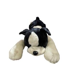 Best Made Toys Boston Terrier Black White 31”Plush Stuffed Animal Toy RARE